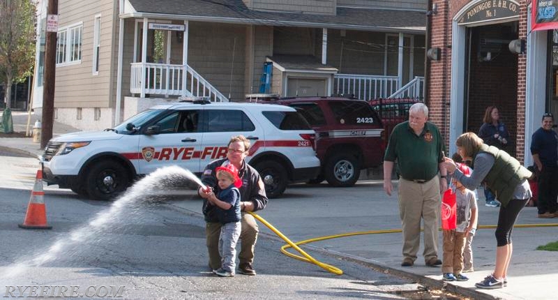 Rye FD Fire Prevention Week Open House 10/12/15.  Photo by Lt. Lester Millman 